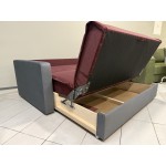 Dīvāns "Maija" 140 - uz priekšu izvelkams dīvāns ar atsperu blokiem Ogrē, Ogres mēbeles, mēbeles Ogrē